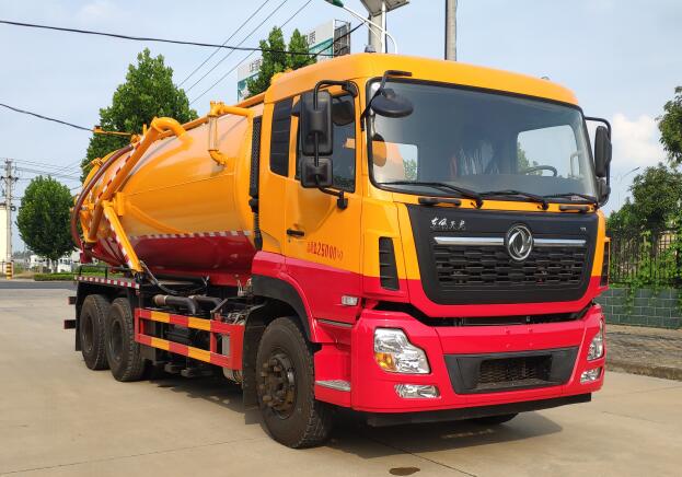 中威东风天龙16方吸污车